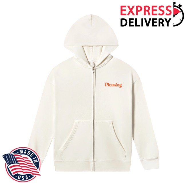 The AstroMilk Man Long Sleeve Hoodie in Sky Pleasing Shop Apparel