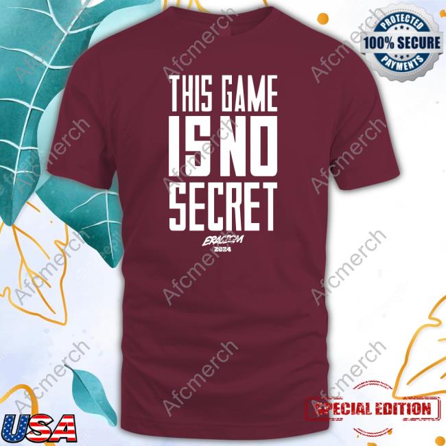 Official This Game Is No Secret Tee Shirt