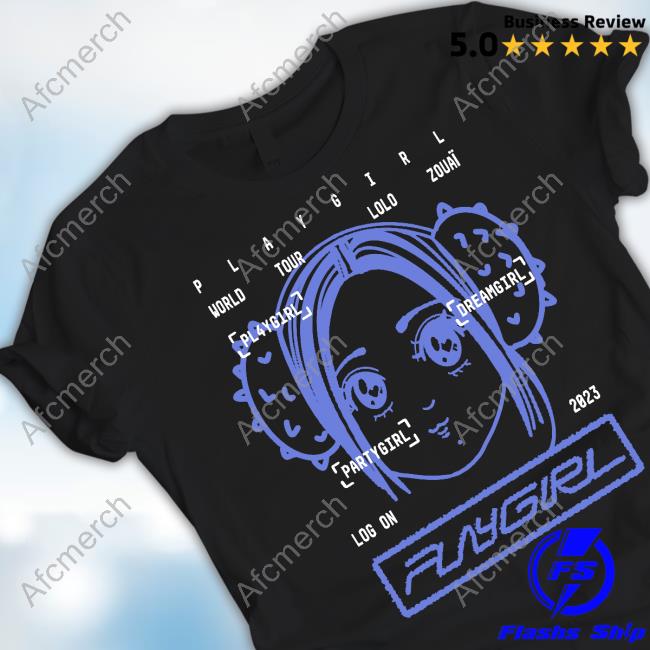 Playgirl Merch World Tour Lolo Zouaï Log On 2023 Shirt
