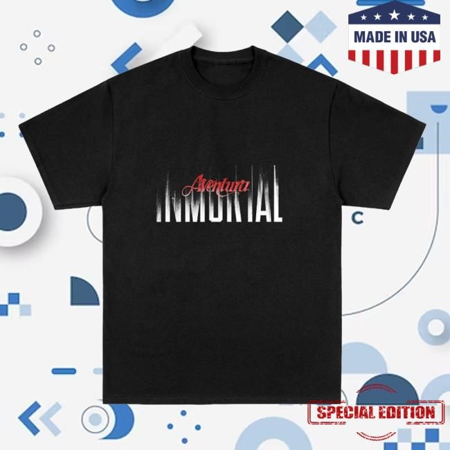 Merchbar Aventura Inmortal Tour Black Hot Shirt