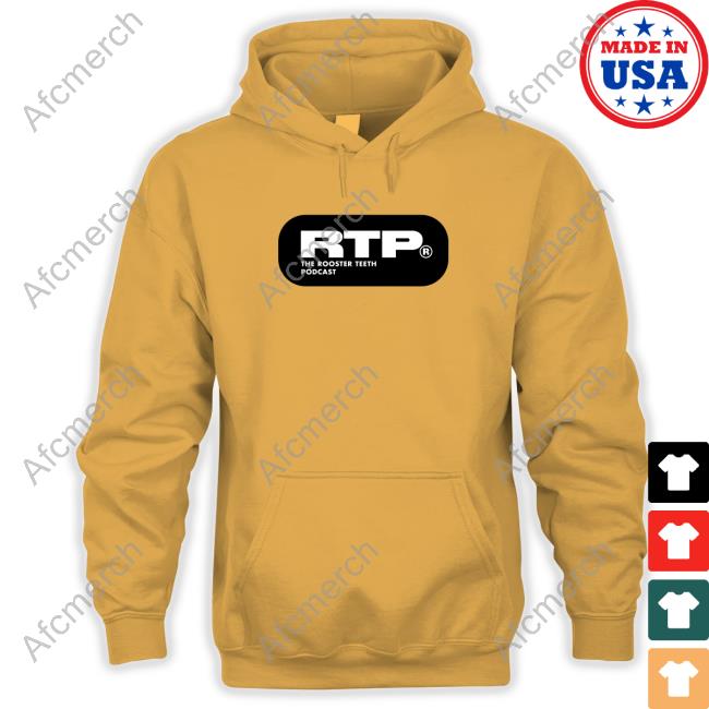 Rooster Teeth Podcast Logo Long Sleeve T-Shirt Rooster Teeth Store Merch Rooster Teeth Podcast Logo Heavyweight Shirts