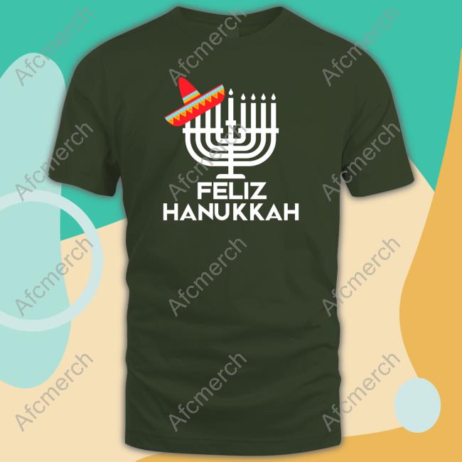 Feliz Hanukkah Tee Noah Fence