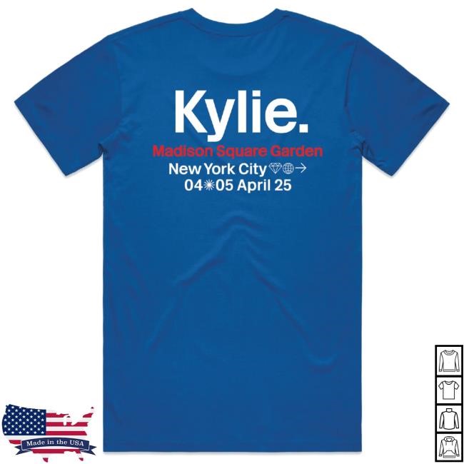 Kylie Minogue I ♡ KM MSG Event Shirt Kylie Minogue Merch