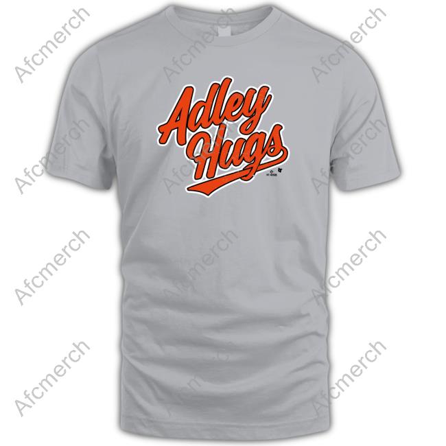 Adley Rutschman Hugs Script Shirt Breakingt Adley Rutschman Hugs Script Long Sleeve Tee