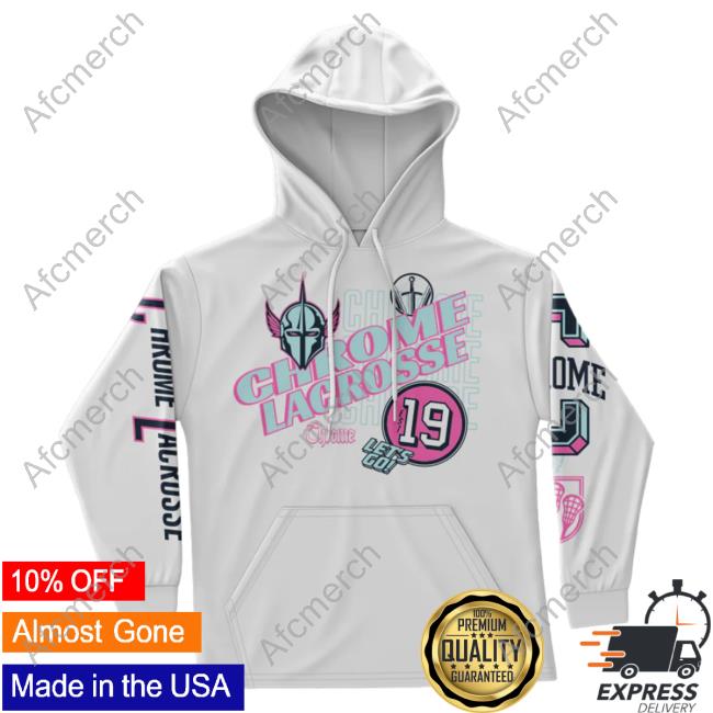 Official Premier Lacrosse League Shop Chrome All Over Print Crewneck Sweatshirt