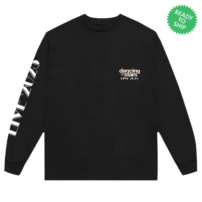Dancing With The Stars Live 2025 Event Long Sleeve Tee DWTS Tour Merch