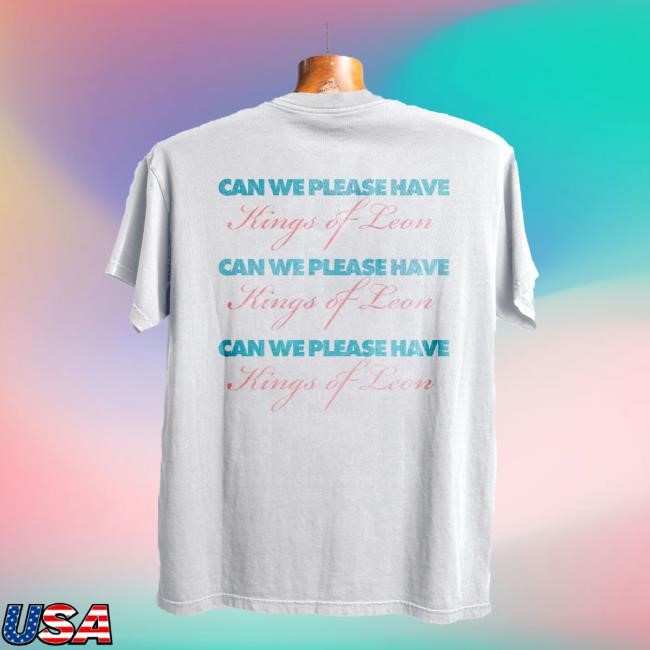 Can We Please Have Fun New Shirt (White) Kings Of Leon