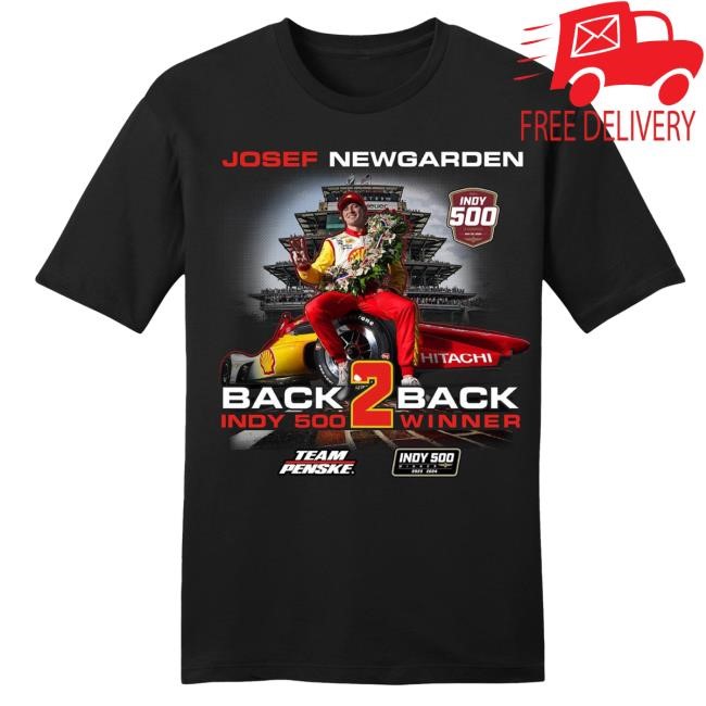 Indy 500 Official Store Merch 2024 Indianapolis 500 Winner Josef Newgarden Tees