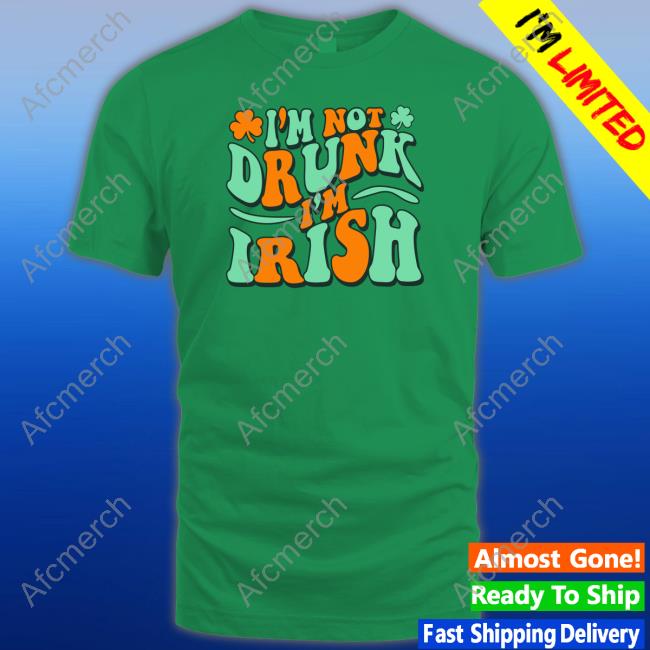 Barstool Sports I'm Not Drunk I'm Irish Crewneck Sweatshirt