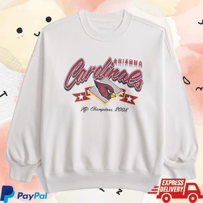 Official Abercrombie And Fitch Apparel Arizona Cardinals Vintage Sunday Crew NFL by Abercrombie