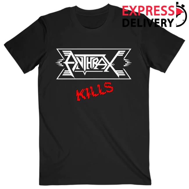 Anthrax Kills Original Logo Shirt Anthrax Merch Shop