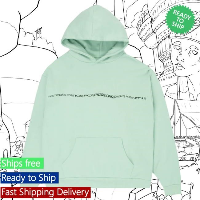 Official Ariana Grande Merch Store Ariana Grande Positions Mint Attractive Hoodie ArianaGrande