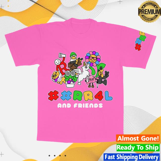 Official Really Rich Merch Rr4l & Frriends Tees Blue ReallyRich Clothing