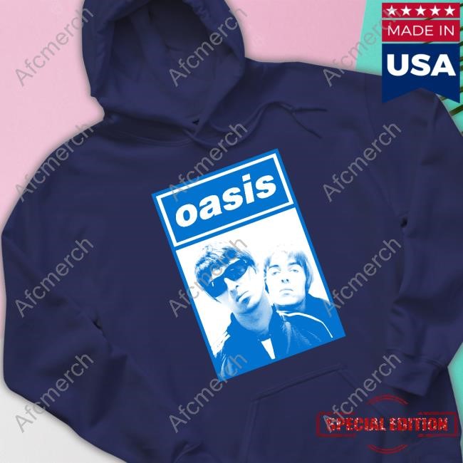 Official Oasis Noel & Liam Limited Edition Photo Top Shirt