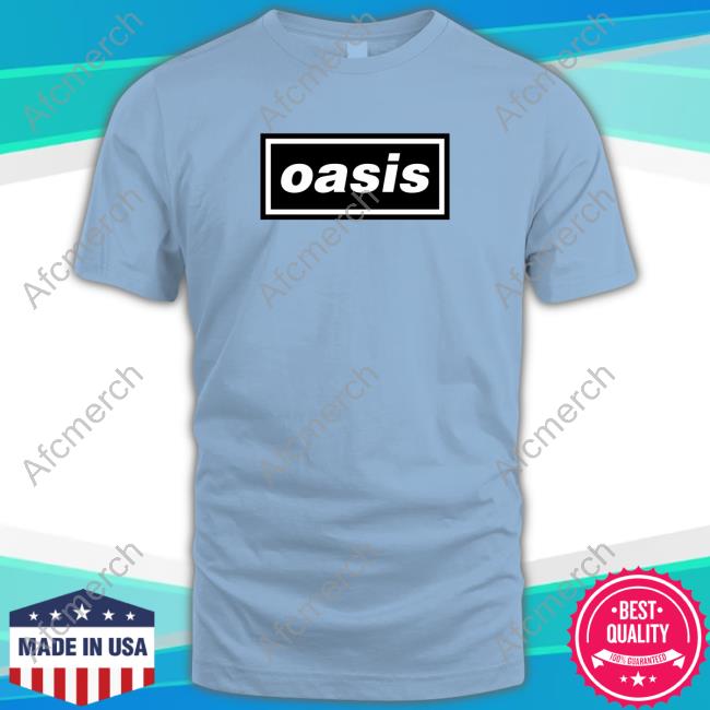 Official Oasis Merch Oasis Organic Decca Logo T-Shirt