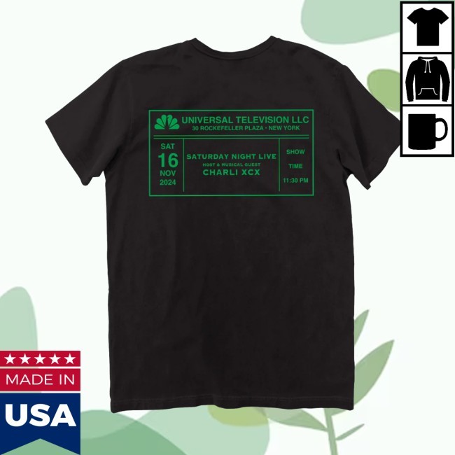 SNL 50 Show 7 Shirt - Charli XCX