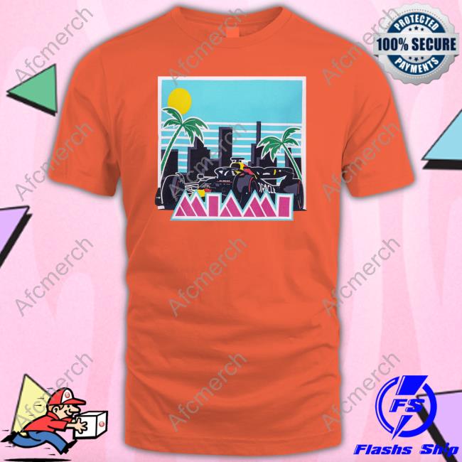 Official Red Bull Shop Oracle Red Bull Racing 2023 Miami Gp Tee Shirt