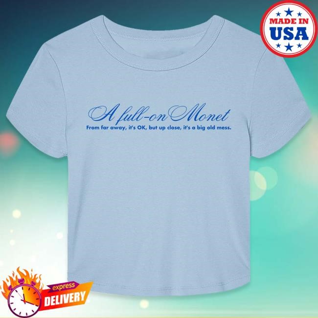 Official Super Yaki & Jes Sheldon Present: A Full-on Monet - Micro Rib Baby Tshirt Baby Blue SuperYaki