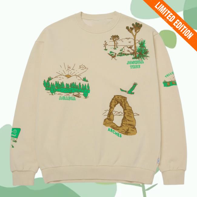 Official Public Lands Store Shop Parks Project Unisex Mount Rainier 1899 Sweater 3D Publiclands