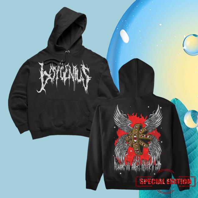 Official Boy Genius Store Shop Boy Genius Merch Always An Angel Never A God Sweatshirts