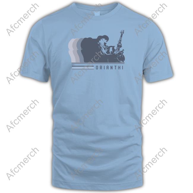Blue Silhouette Shirt Official Orianthi Blue Silhouette Shirts