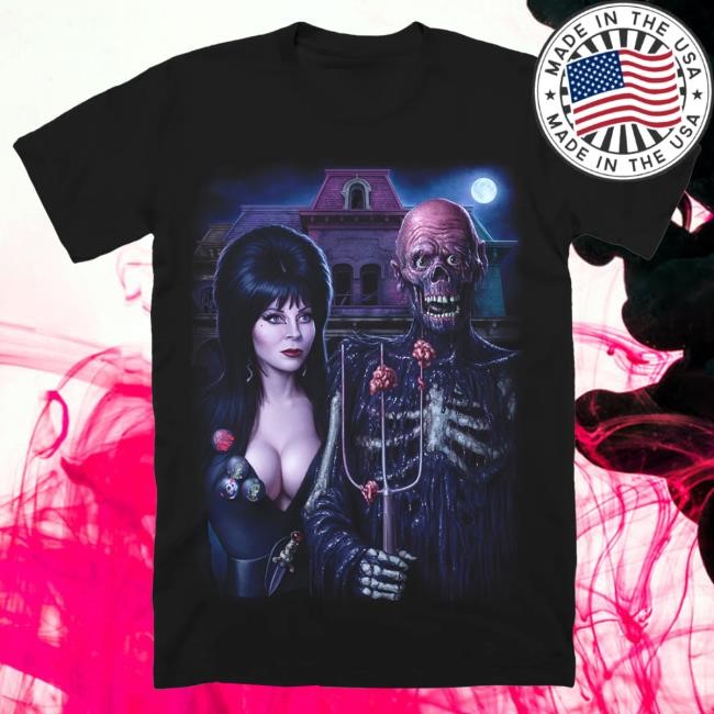Official Cavity Colors Merch Store Shop Elvira Meets Tarman - Hot Shirt CavityColors