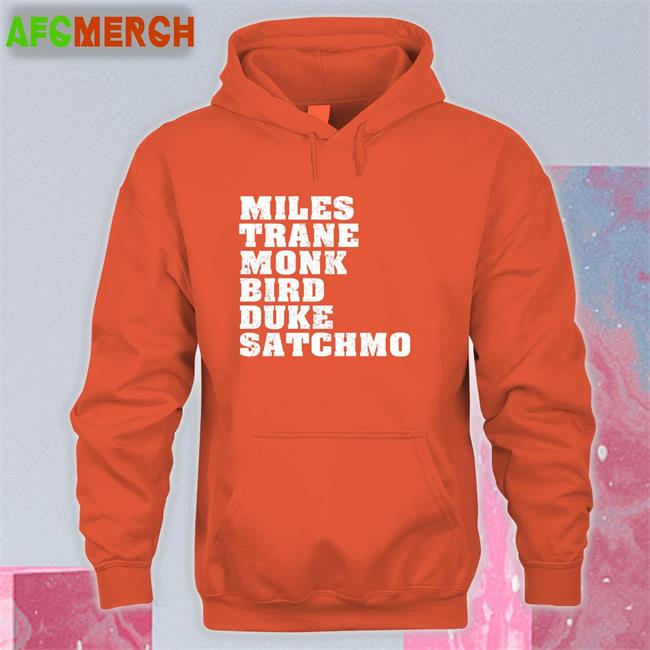 Miles Trane Monk Bird Duke Satchmo Tee Bauwau Merch