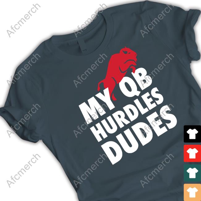 26 Shirts My Qb Hurdles Dudes Shirt