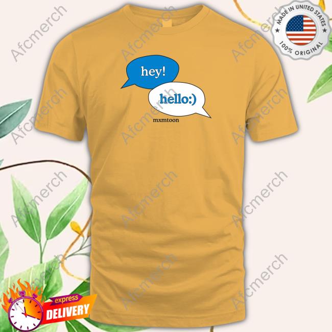 Official Mxmtoon Hey Hello T Shirt