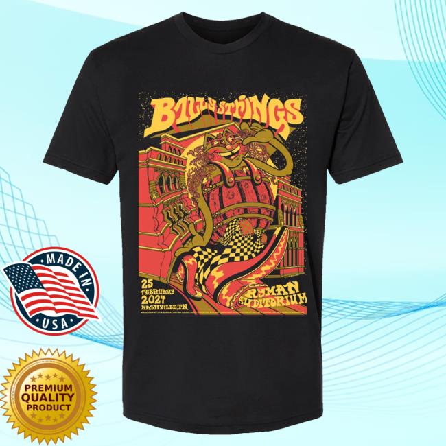 Official Billy Strings Merch Store Shop Billy Strings Ryman Poster Attractive Shirt (Billie Buck)