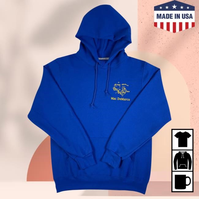 Official Hello Merch Store Mac Demarco One Wayne G Attractive Hoodie HelloMerch MacDemarco