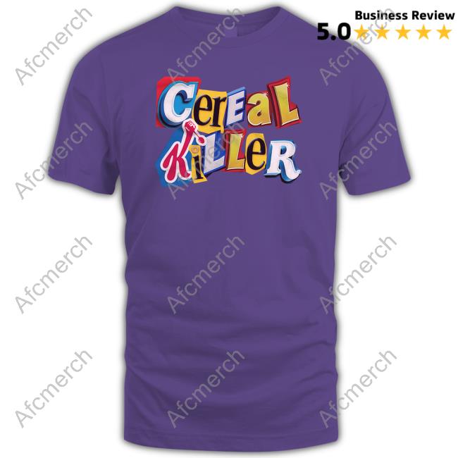 Cereal Killer Ransom Note Shirts