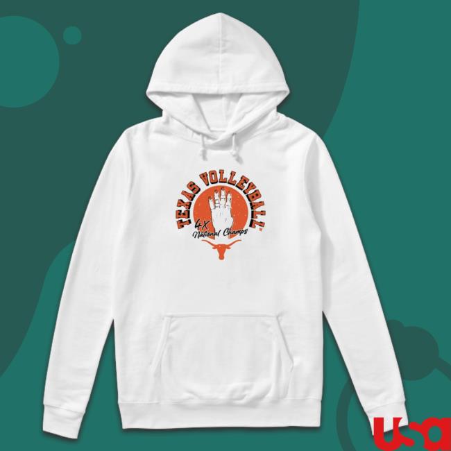 Texas volleyball four-time national champs Sweatshirt Official Texas volleyball four-time national champs Long Sleeve Tee