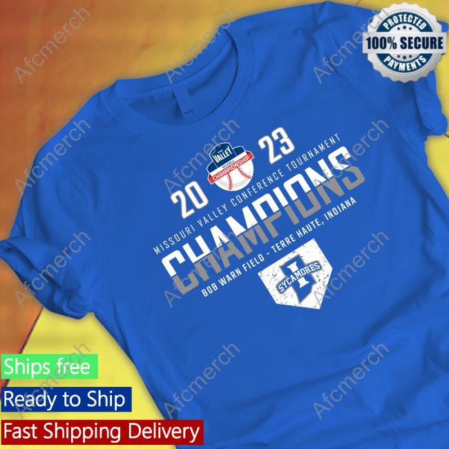 Official Go Sycamores Next Level Unisex 2023 MVC Tournament Champions Cap