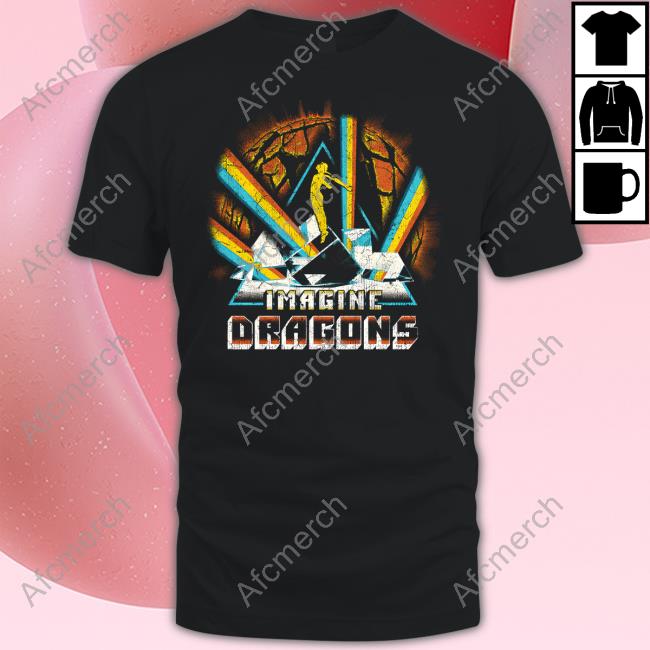 I Magine Dragons Merch Vintage Graphic Tee Shirt