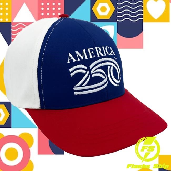 America250 Official Structured Snap Back Hat Multicolor Stadium Style