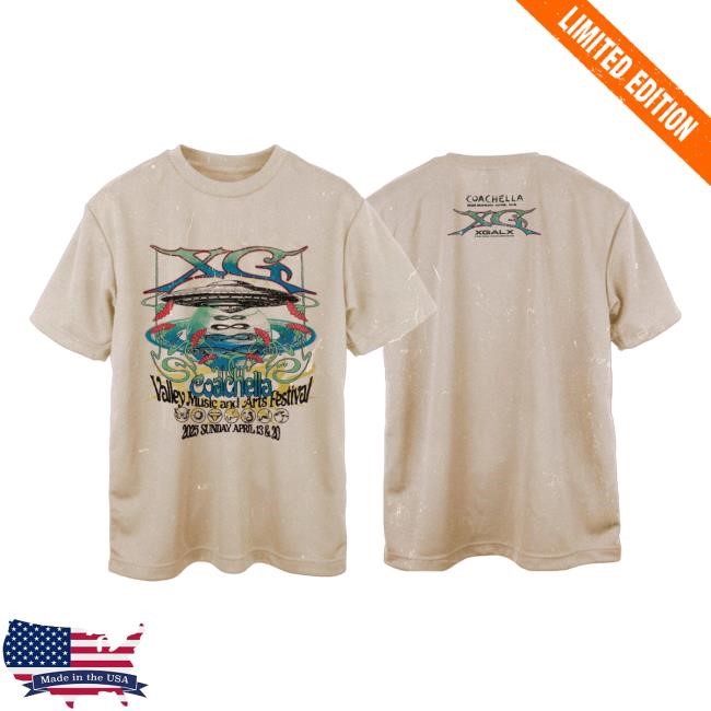 XG Coachella 2025 Valley Music And Arts Festival New Shirt