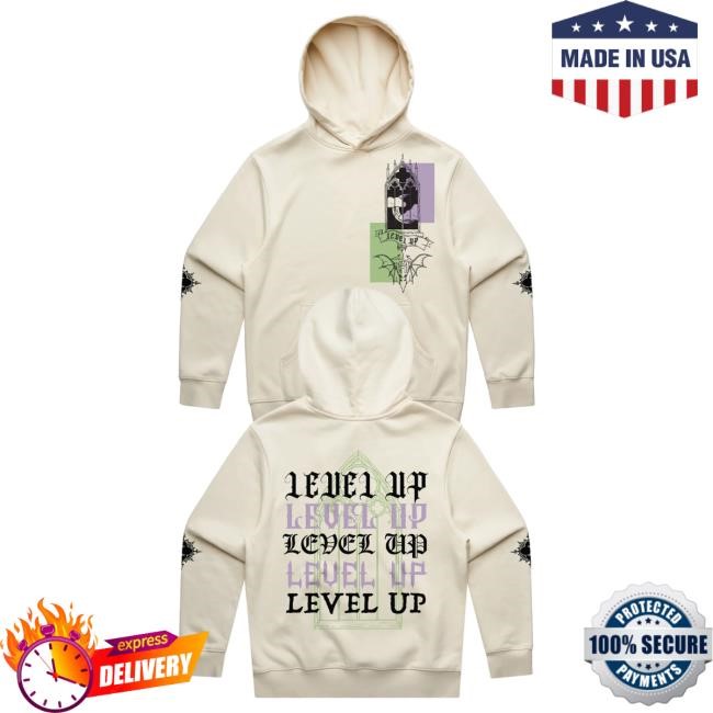 Official Level Up Merch Store Level Up - Solar Summer Midweight Crewneck Sweatshirt Levelupdub