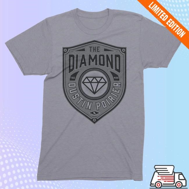 Official Dustin Poirier Merch Dustin Poirier Diamond Shield Tee