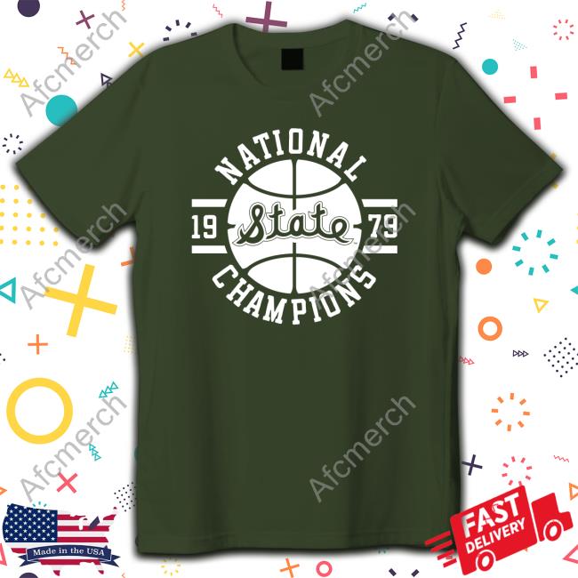 State Basketball 1979 National Champions Long Sleeve Tee Forest