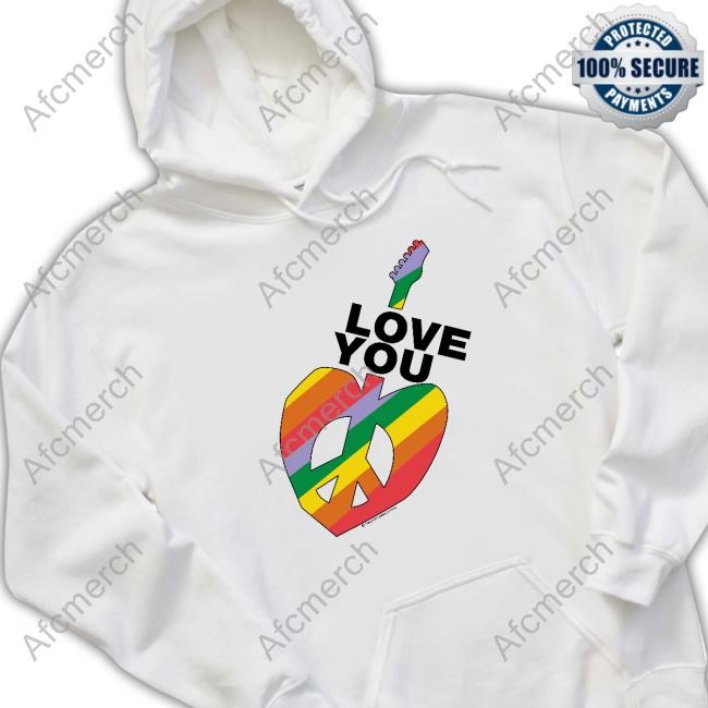 Official I Love You Printed Shirt New
