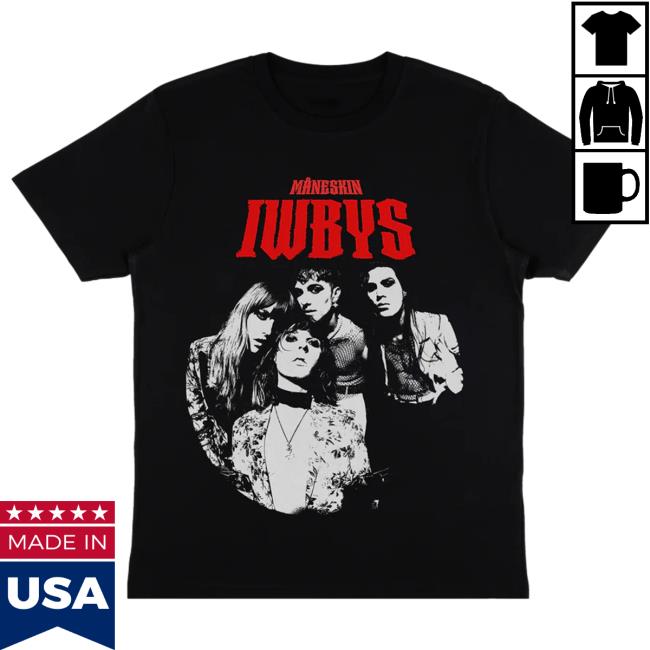 Official Maneskin Merch Iwbys Shirts