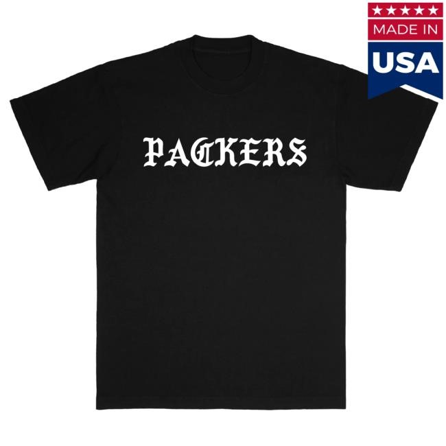 Official Born X Raised Merch Store Born X Raised + Packers Classic Hot Shirt: Black By Bxr Sport + NFL