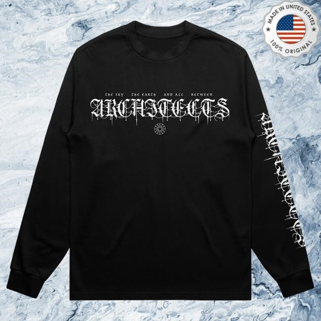 Official Architects Merch Store Shop Architects Sun Black Long Sleeve Top Shirt