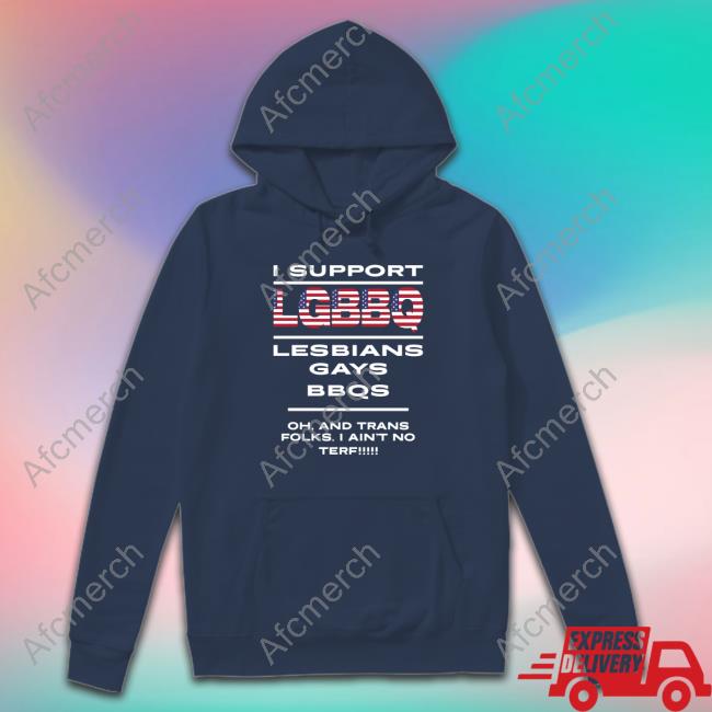 Official Keisha I Support Lgbbq Lesbians Gays Bbqs Sweatshirt