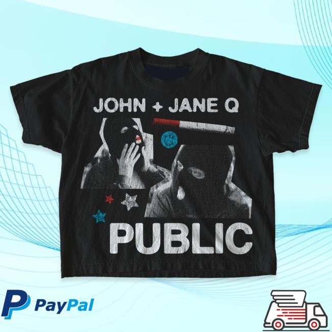 Official Super Yaki Super Yaki & Dinner In America Present: John + Jane Q Side B Wide Tees SuperYaki