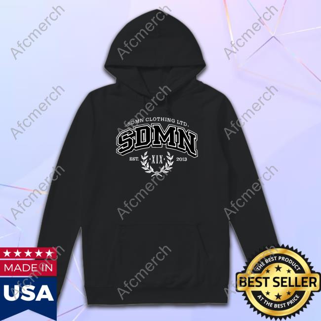 Official SDMN Imperial Varsity Black Long Sleeve T-Shirt