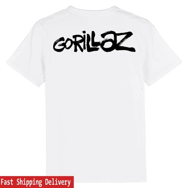 Official Gorillaz Shop All Hands In Hot Shirt