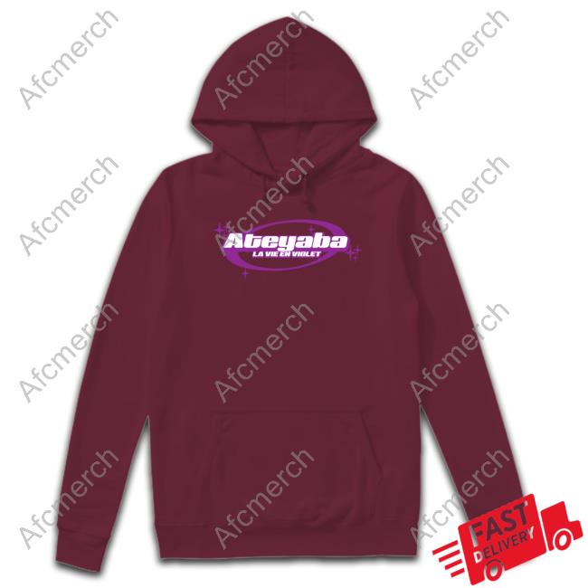 Ateyaba La Vie En Violet Crewneck Sweatshirt Ateyaba La Vie En Violet Tee
