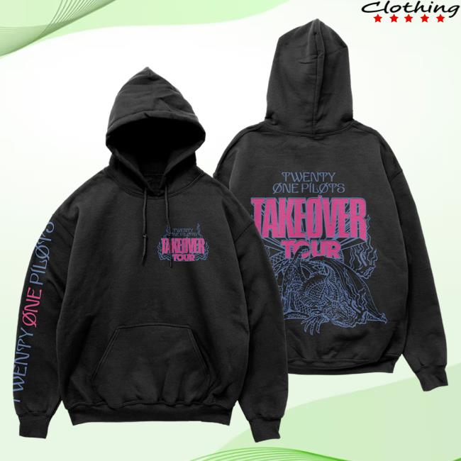 Official 21 Pilots Apparel Clothing Store Merch Twenty One Pilots Takeover Tour Hoodie TwentyOnePilots 21Pilots Shop